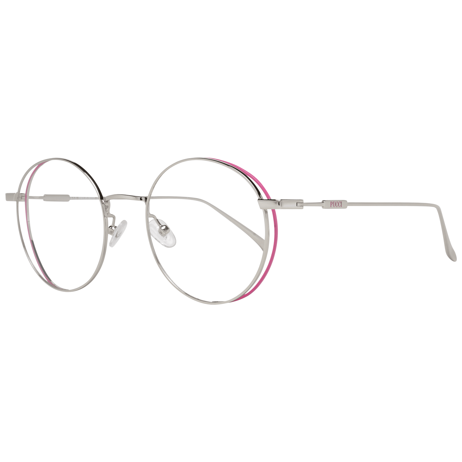 Gray Women Glasses Frame Emilio Pucci
