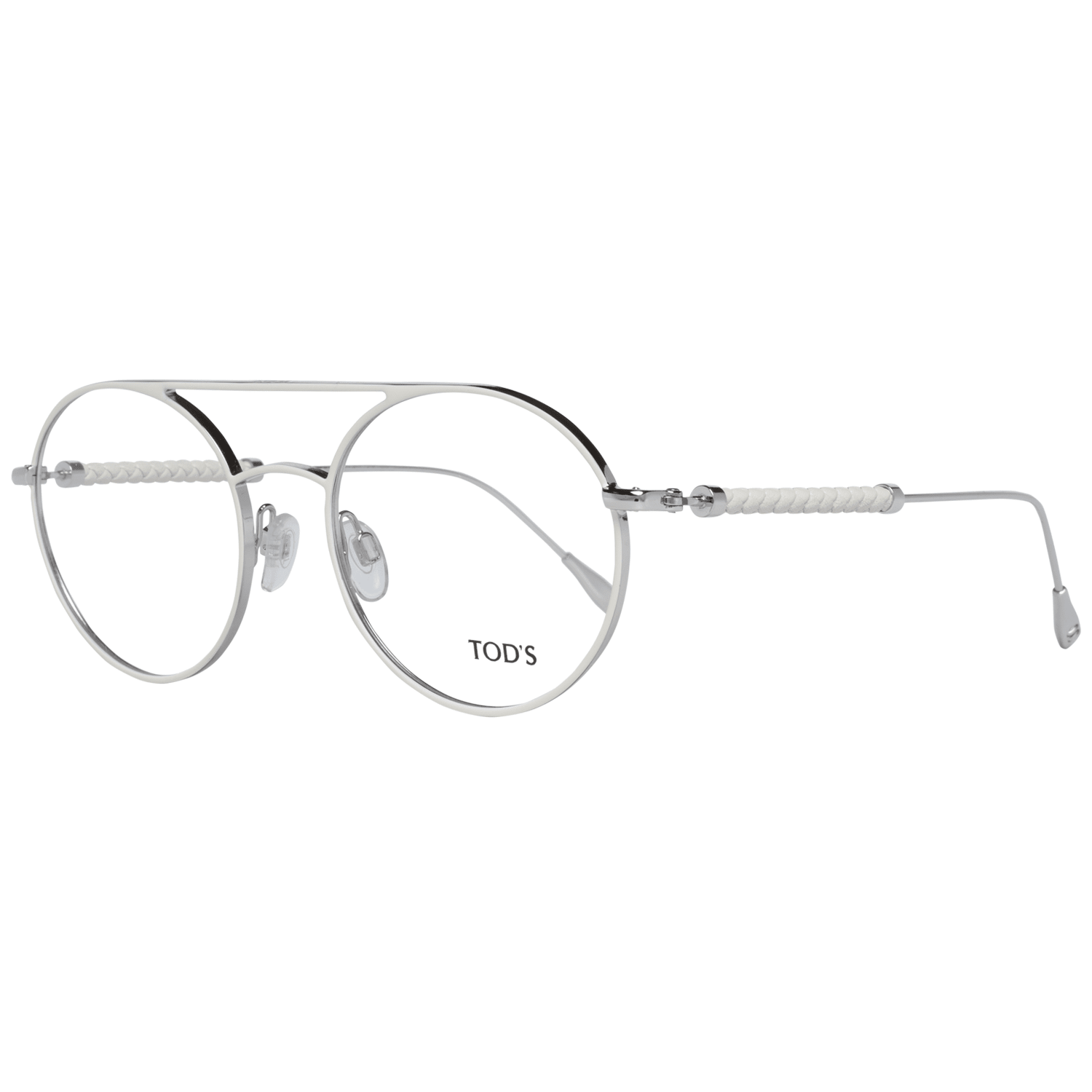 White Women Glasses Frame Tod's