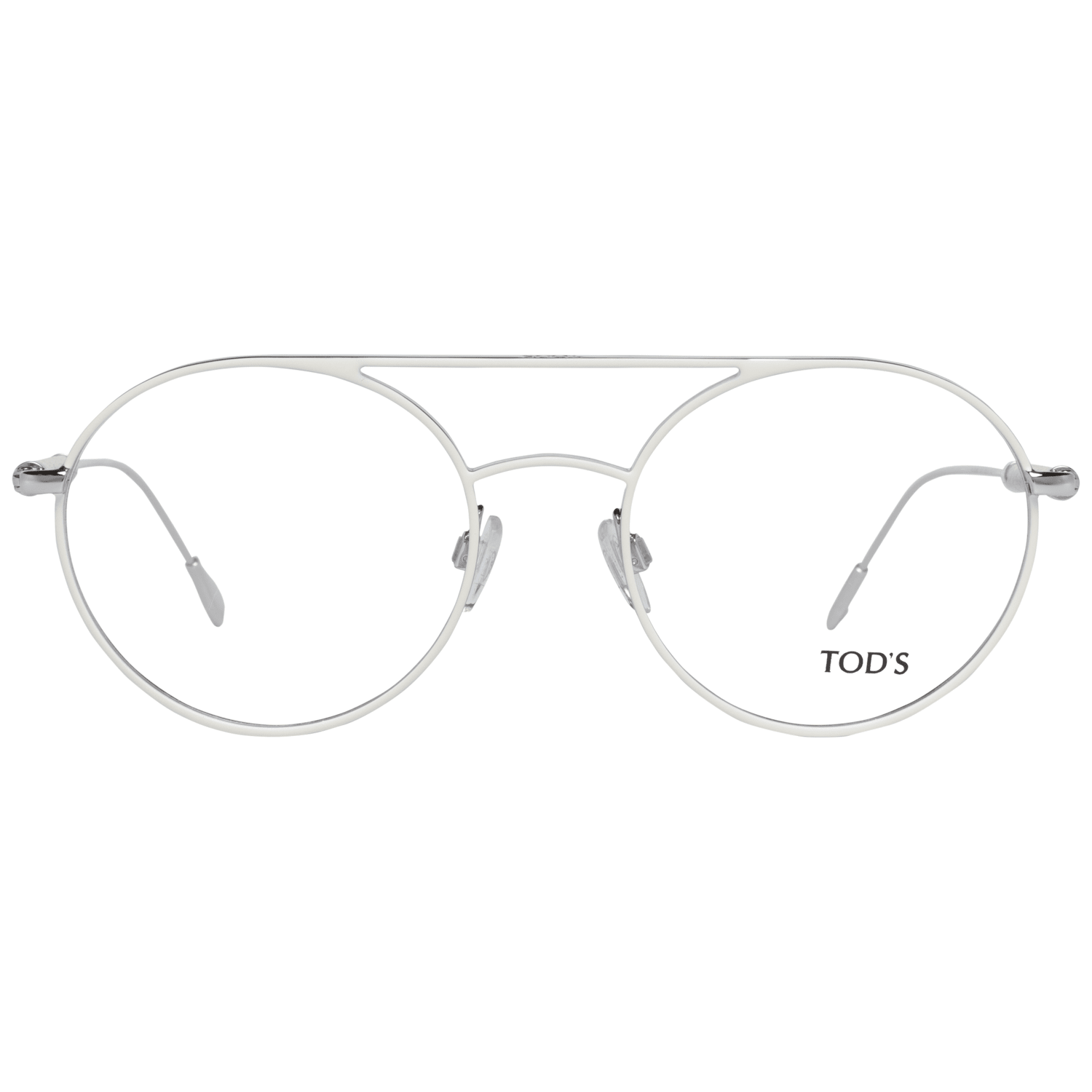 White Women Glasses Frame Tod's