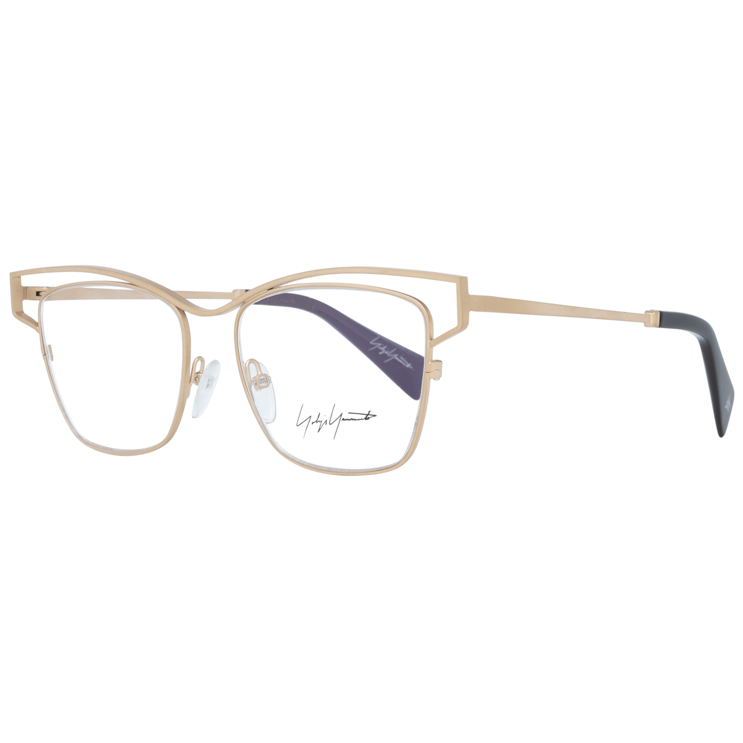 Gold Women Glasses Frame Yohji Yamamoto