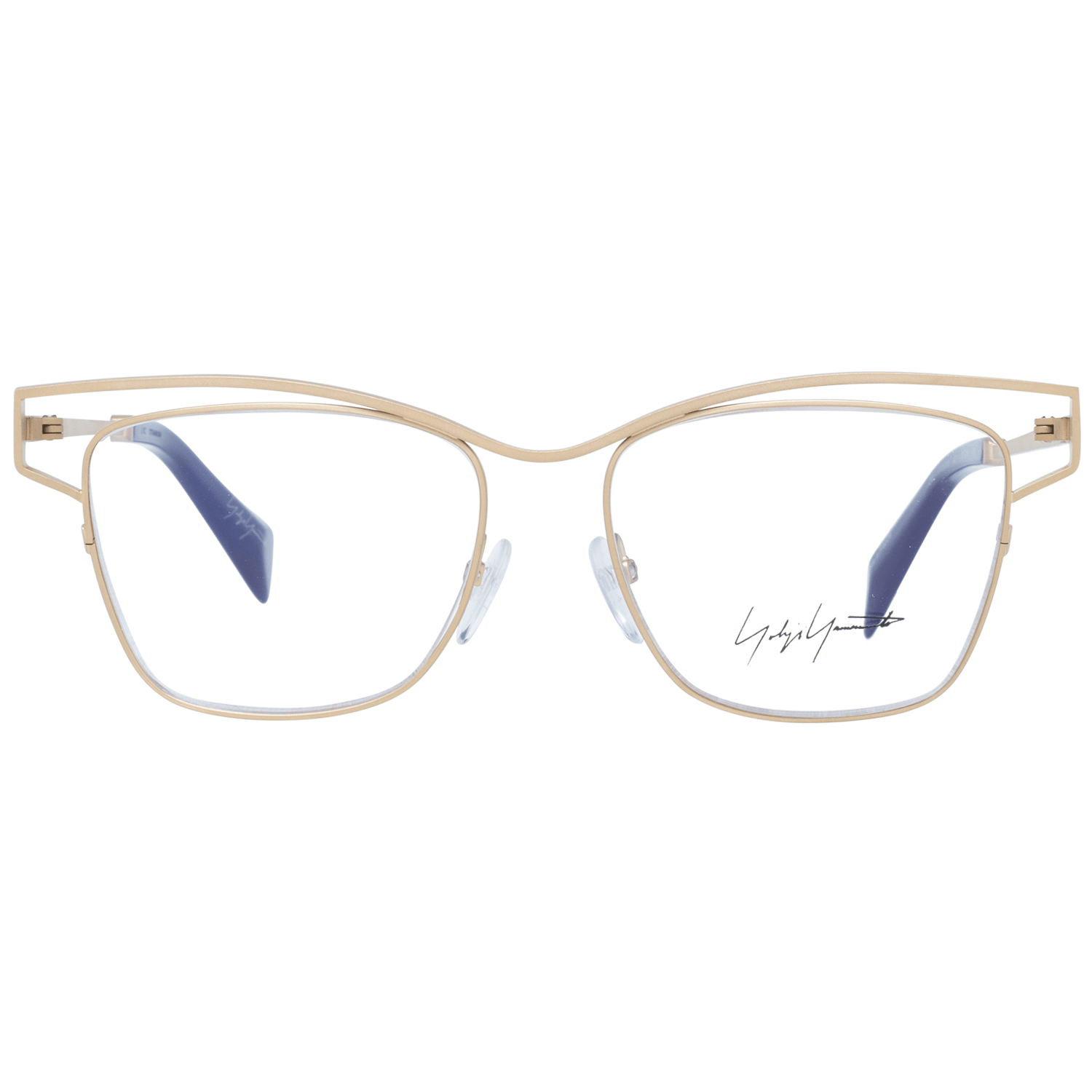 Gold Women Glasses Frame Yohji Yamamoto