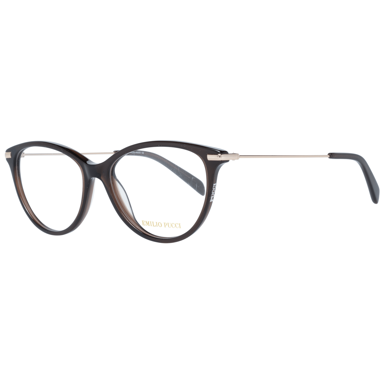Brown Women Glasses Frame Emilio Pucci