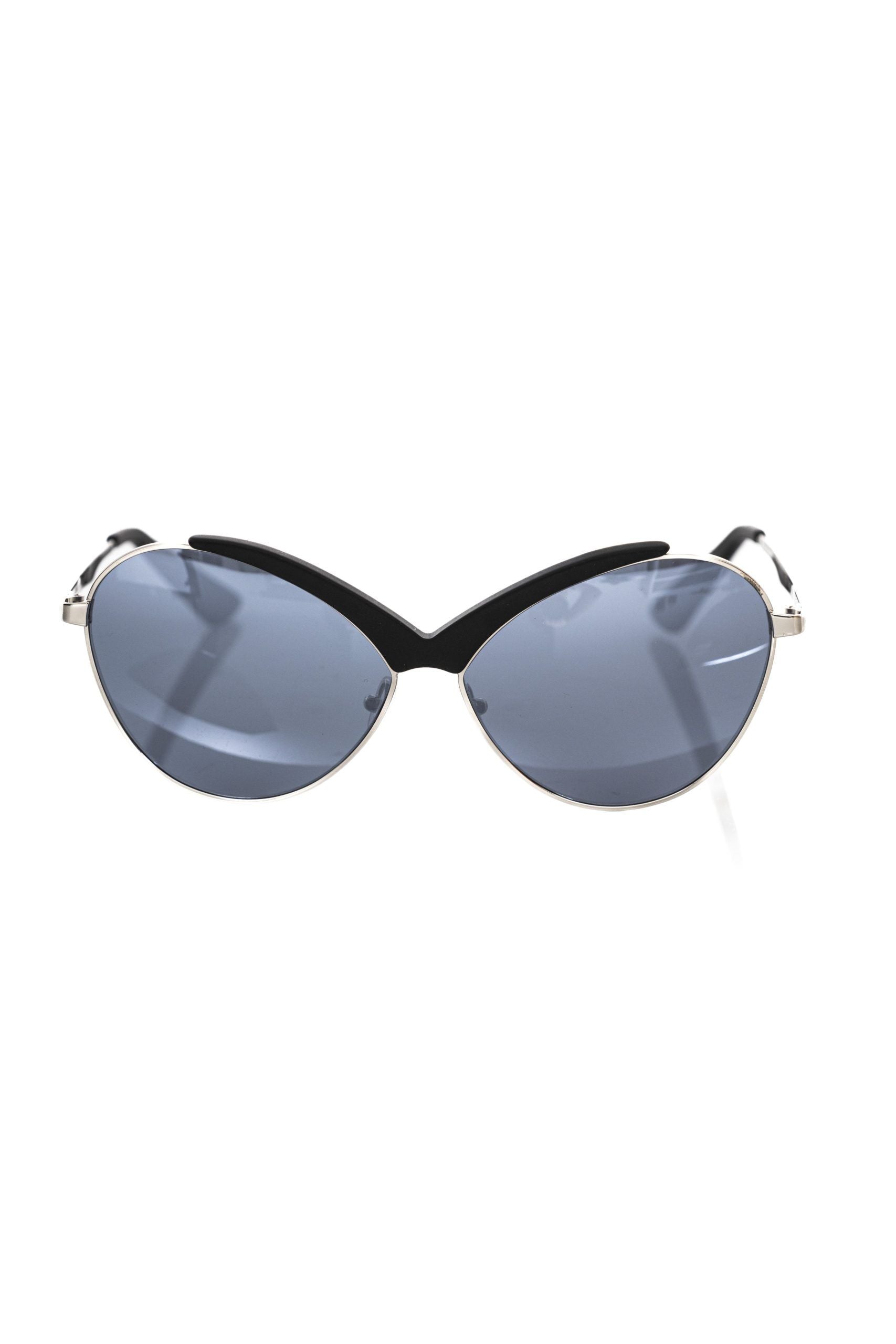 Black Metallic Sunglass for Women Frankie Morello