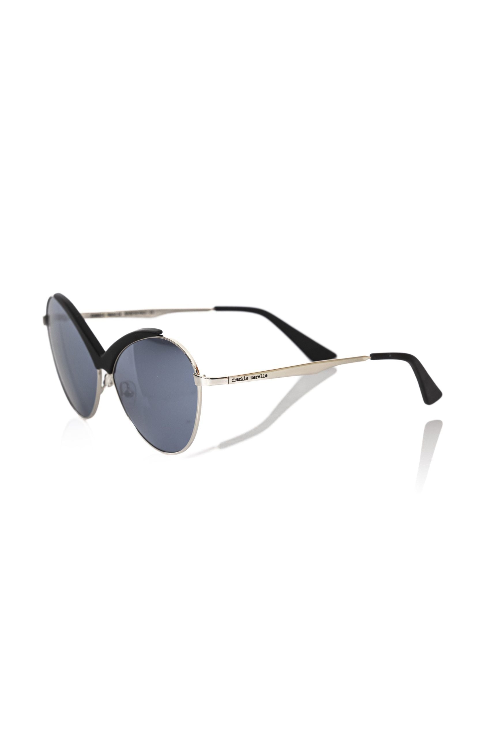 Black Metallic Sunglass for Women Frankie Morello