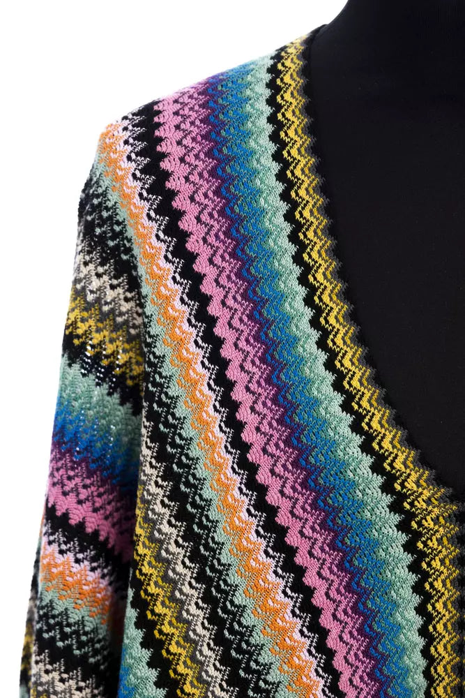 Multicolor Wool Women Poncho Missoni