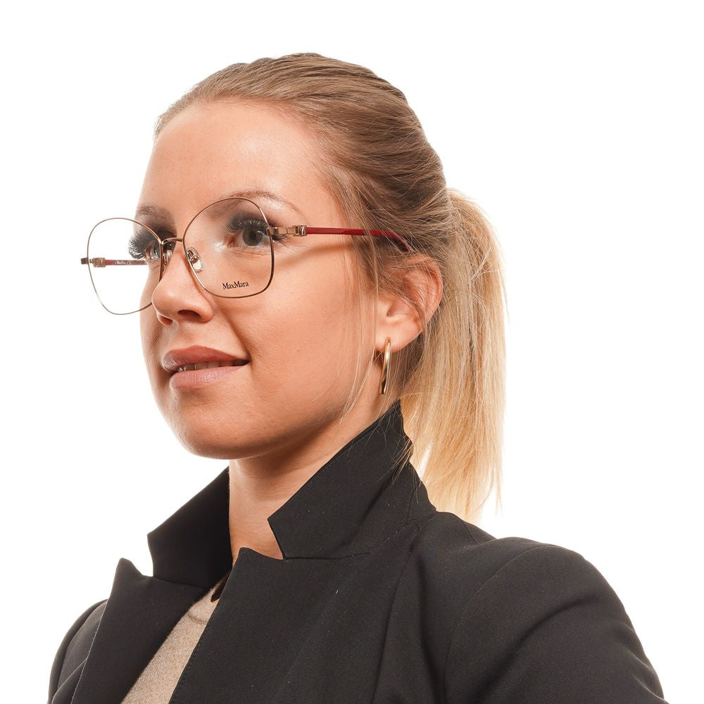 Bronze Women Glasses Frame Max Mara