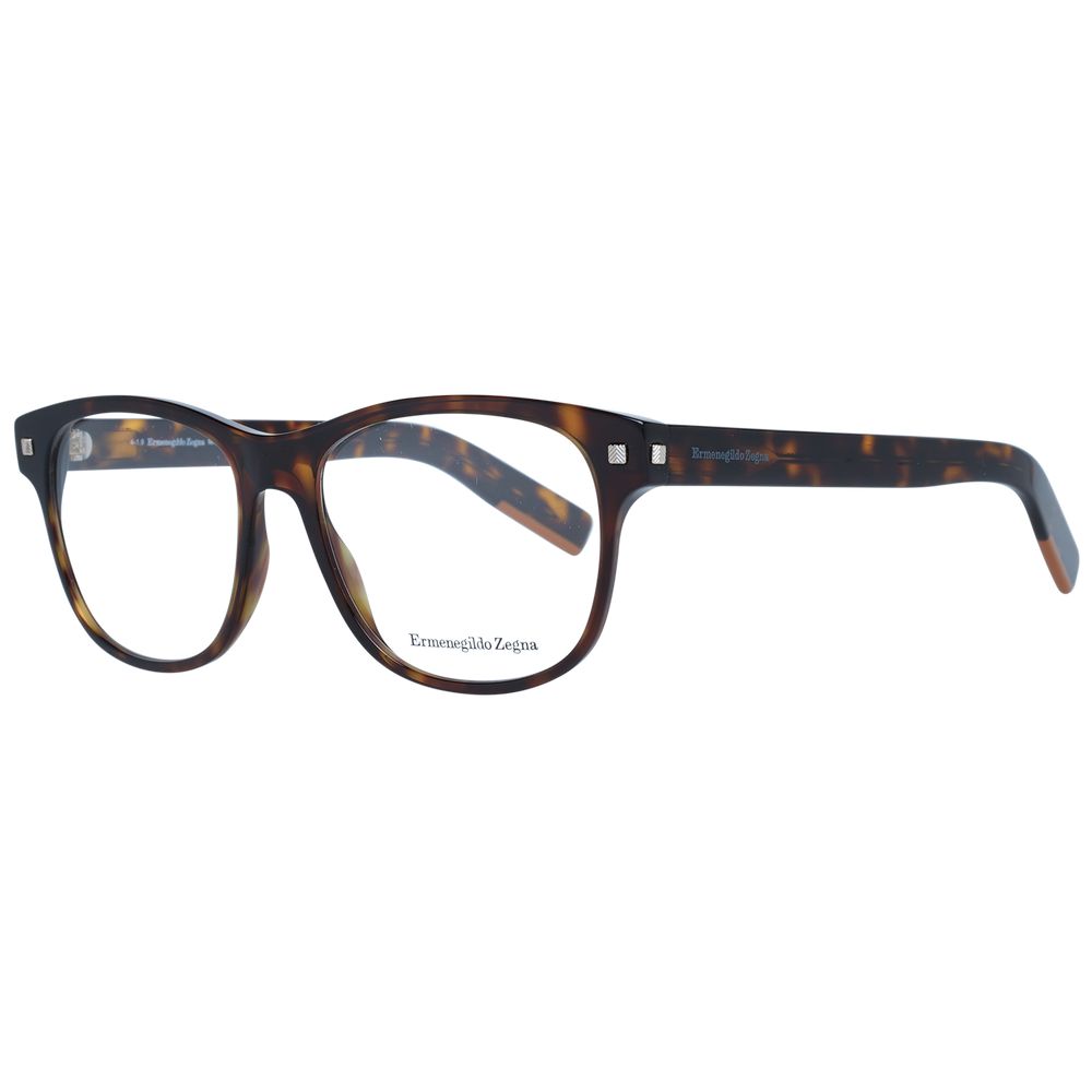 Brown Men Glasses Frame Ermenegildo Zegna