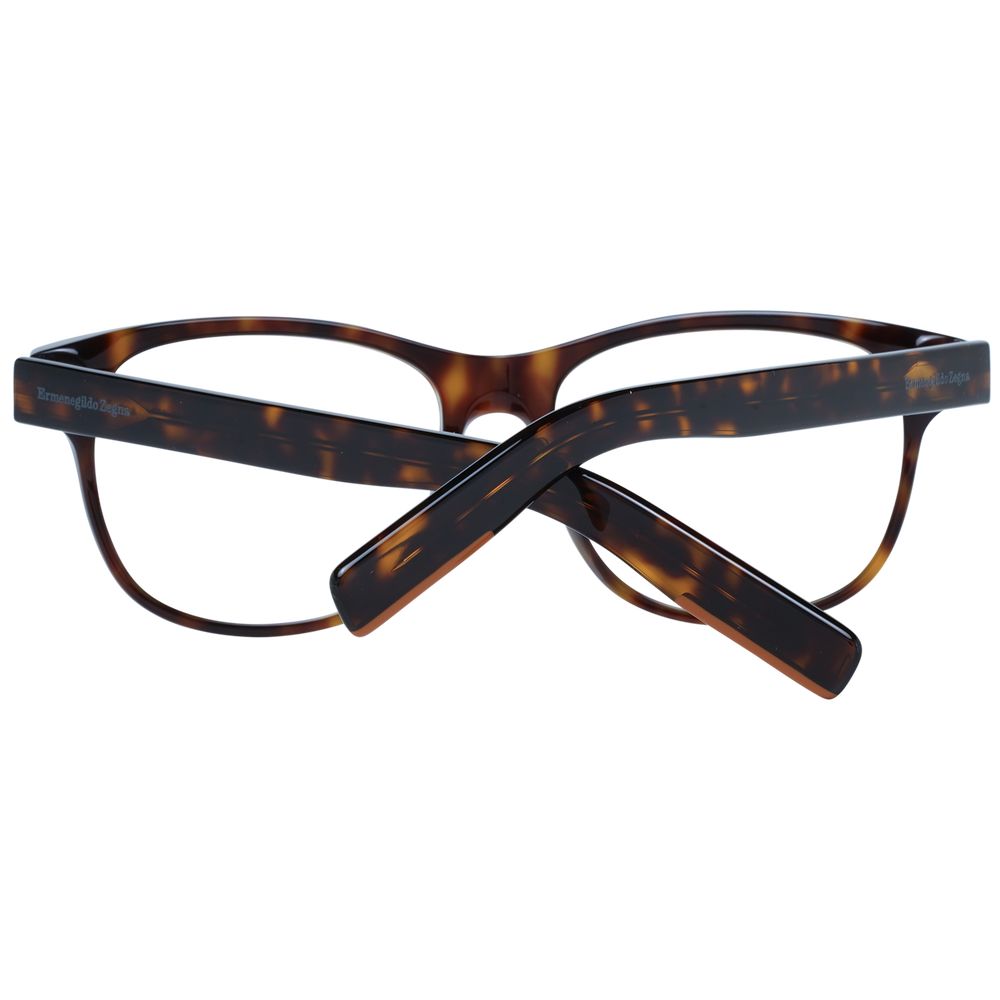 Brown Men Glasses Frame Ermenegildo Zegna