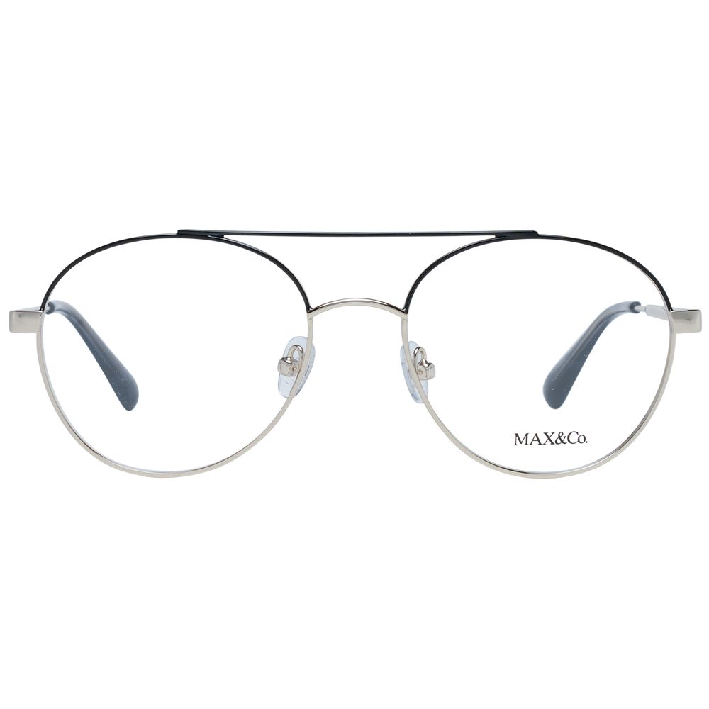 Gold Women Glasses Frame Max & Co