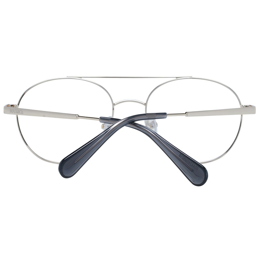 Gold Women Glasses Frame Max & Co