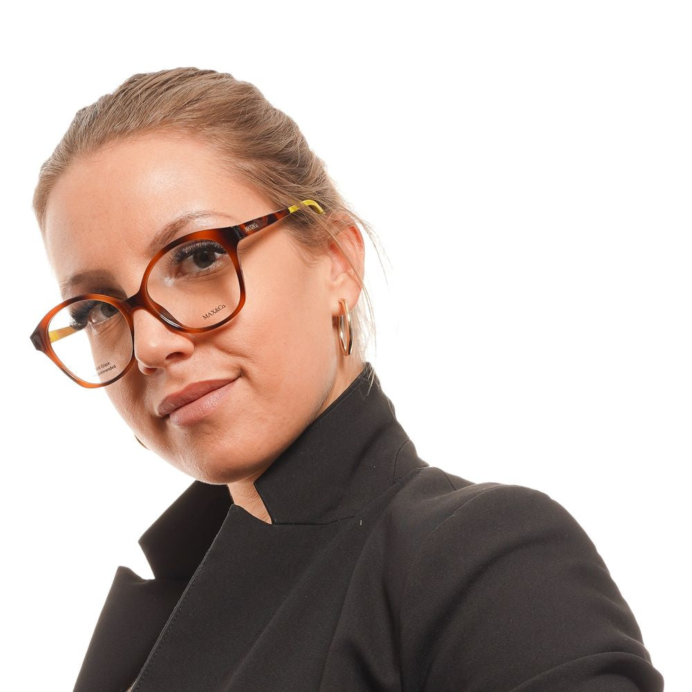 Brown Women Glasses Frame Max & Co