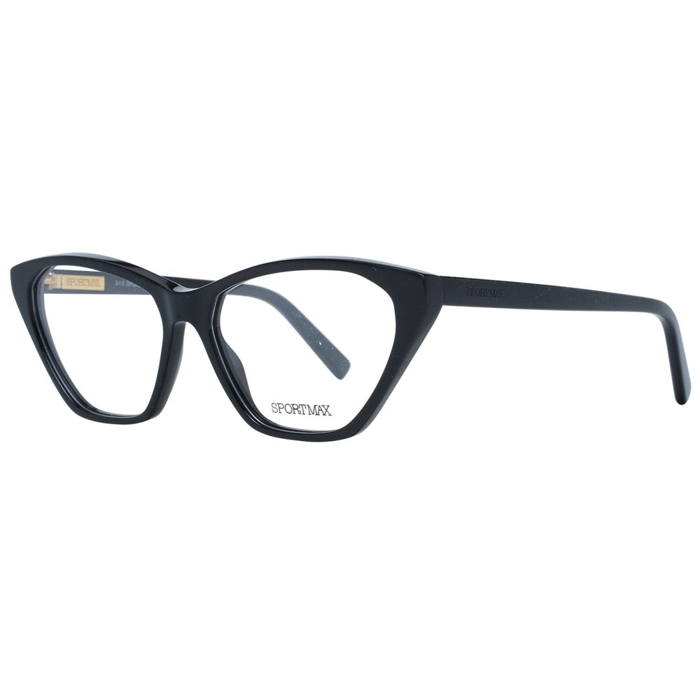 Black Women Glasses Frame Sportmax