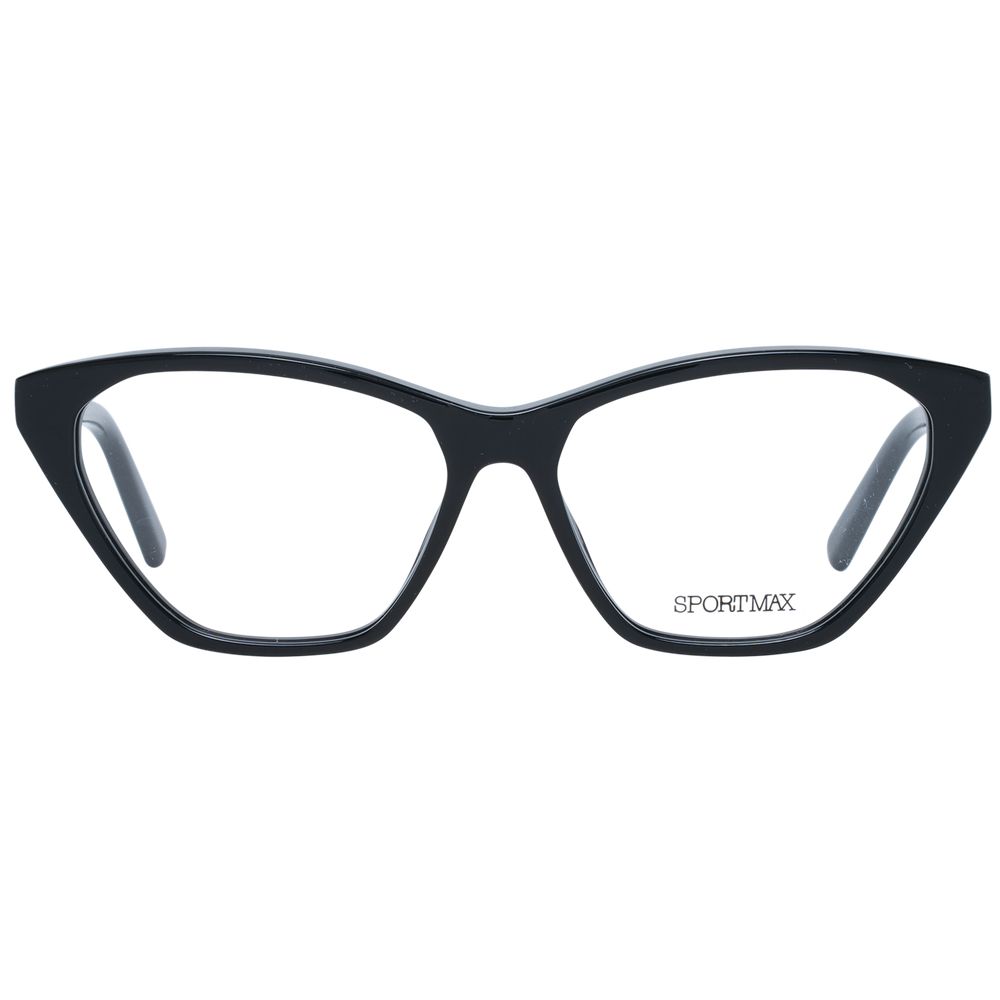 Black Women Glasses Frame Sportmax