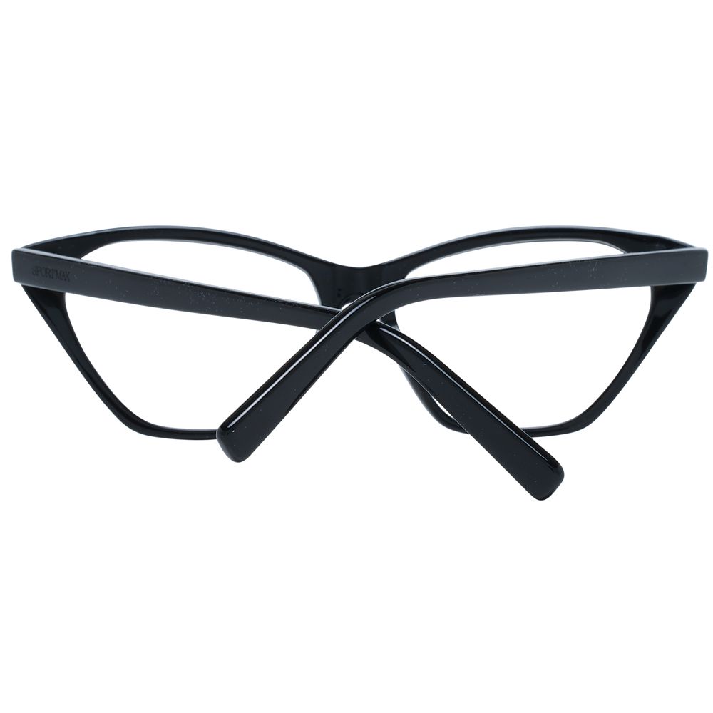 Black Women Glasses Frame Sportmax