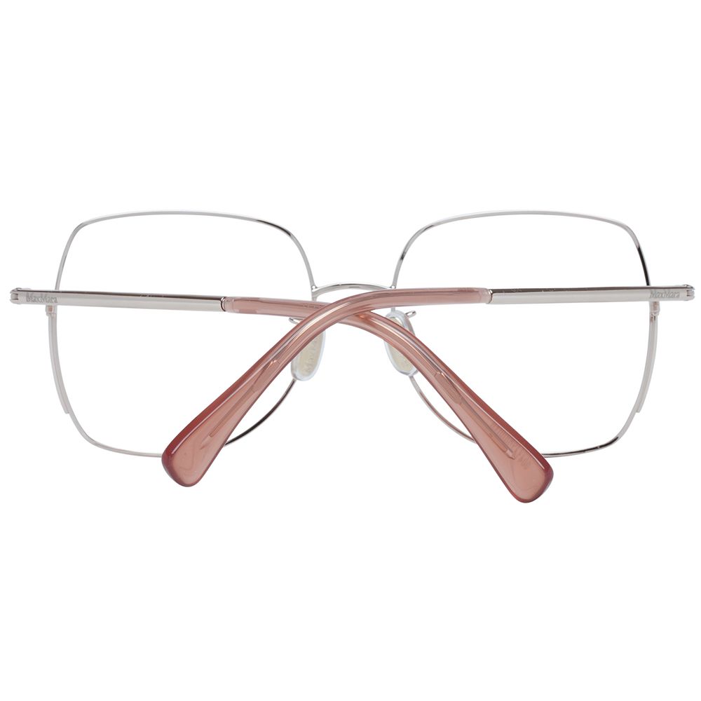 Gold Women Glasses Frame Max Mara