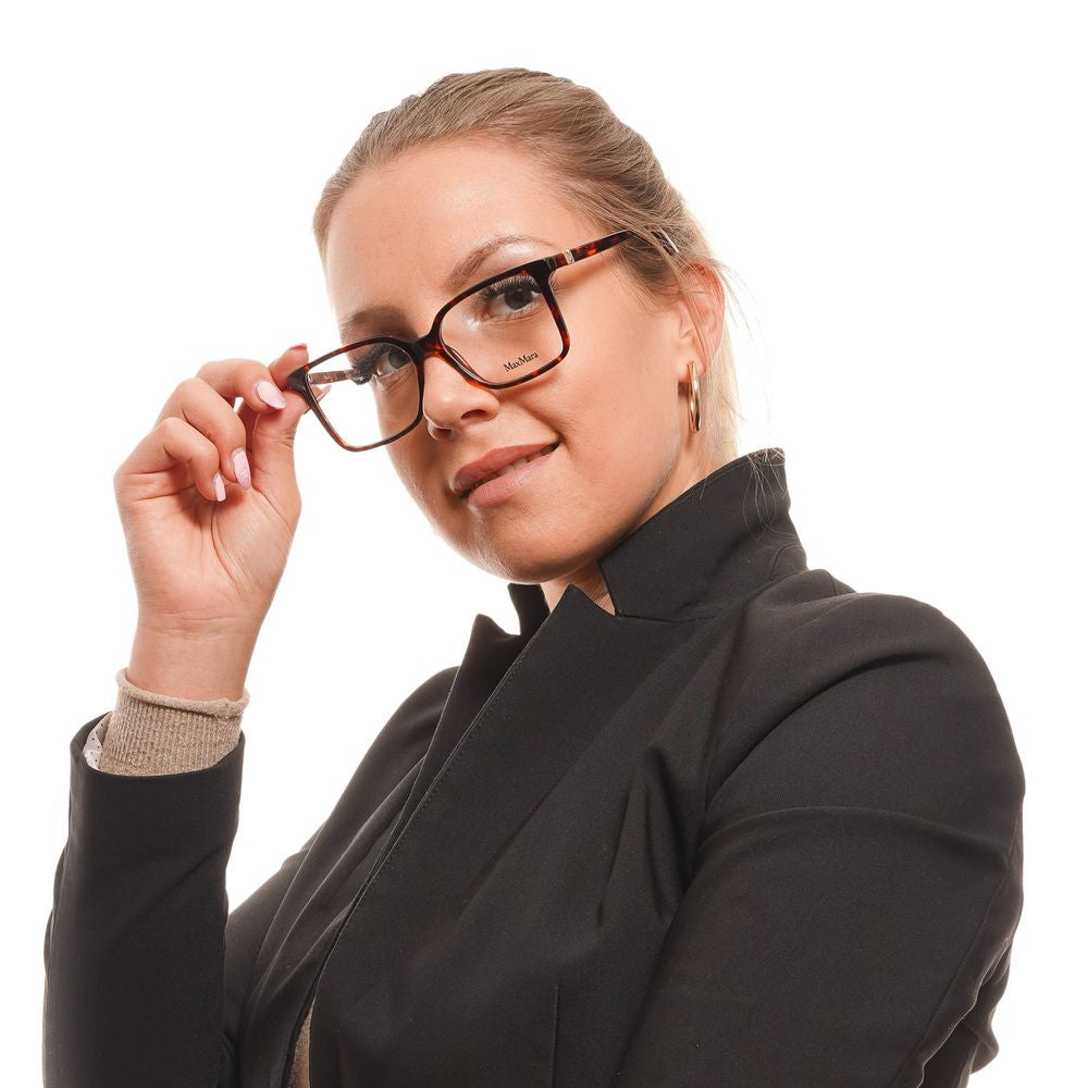 Brown Women Glasses Frame Max Mara