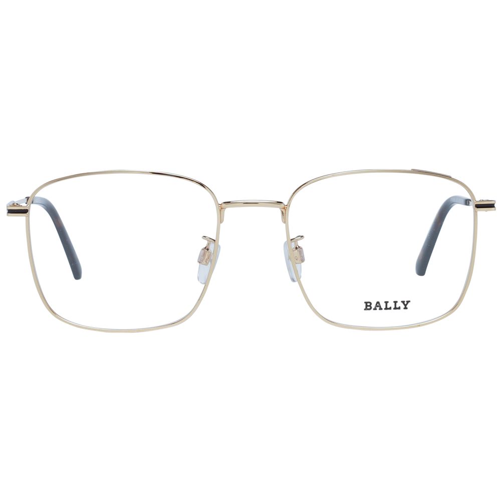 Gold Men Glasses Frame Bally