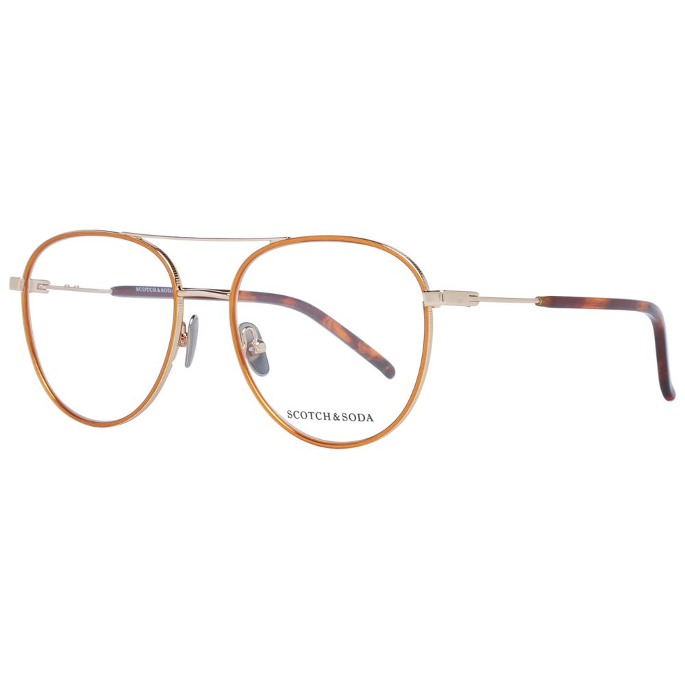 Gold Men Glasses Frame Scotch & Soda