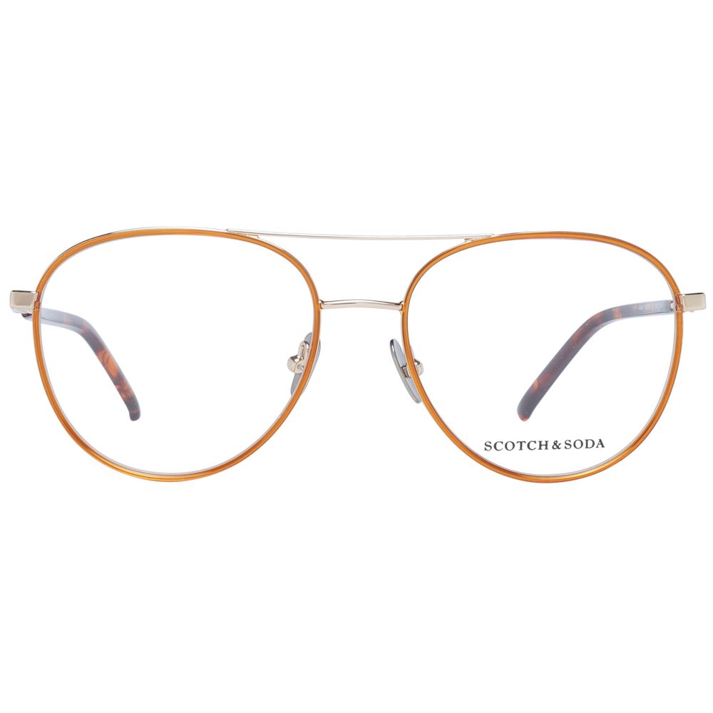 Gold Men Glasses Frame Scotch & Soda
