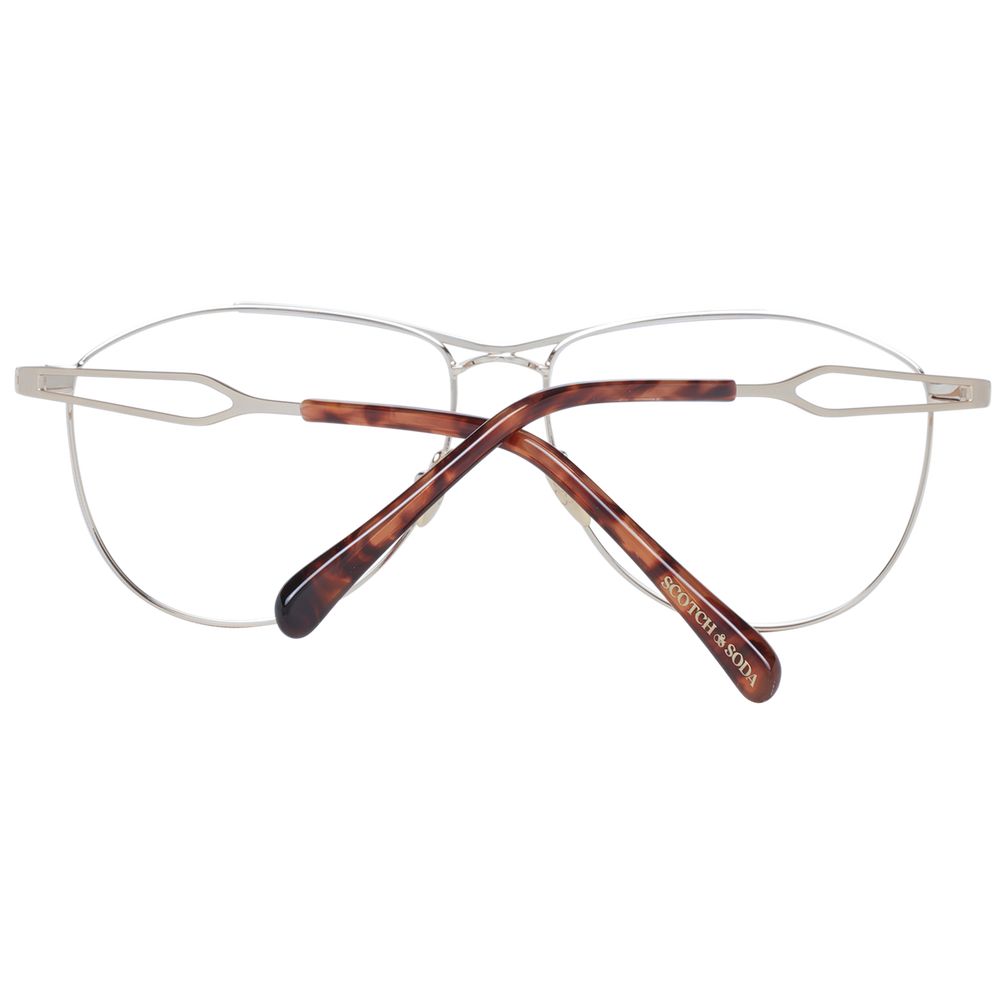 Gold Men Glasses Frame Scotch & Soda