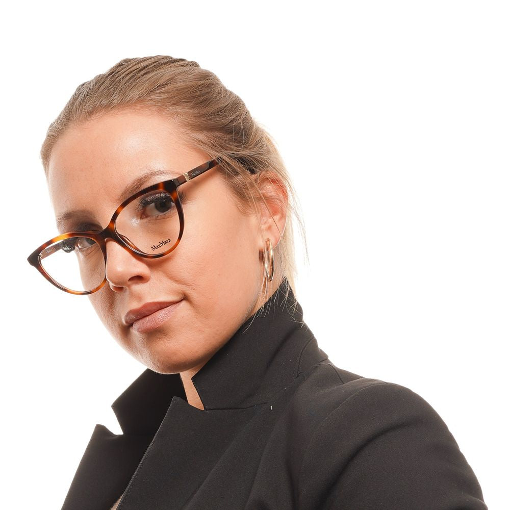 Brown Women Glasses Frame Max Mara