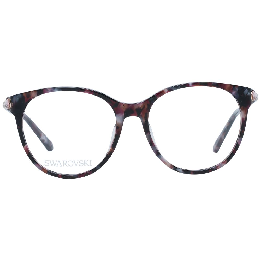 Brown Women Glasses Frame Swarovski