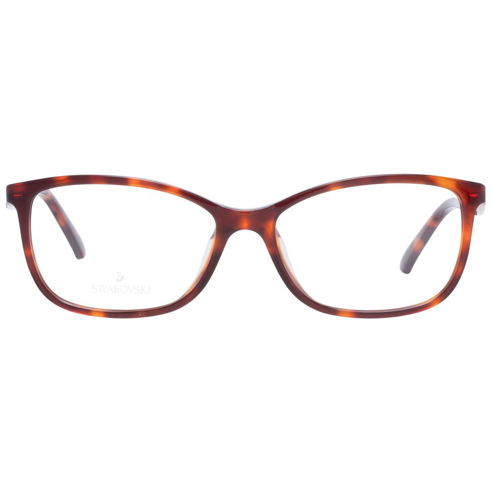 Brown Women Glasses Frame Swarovski