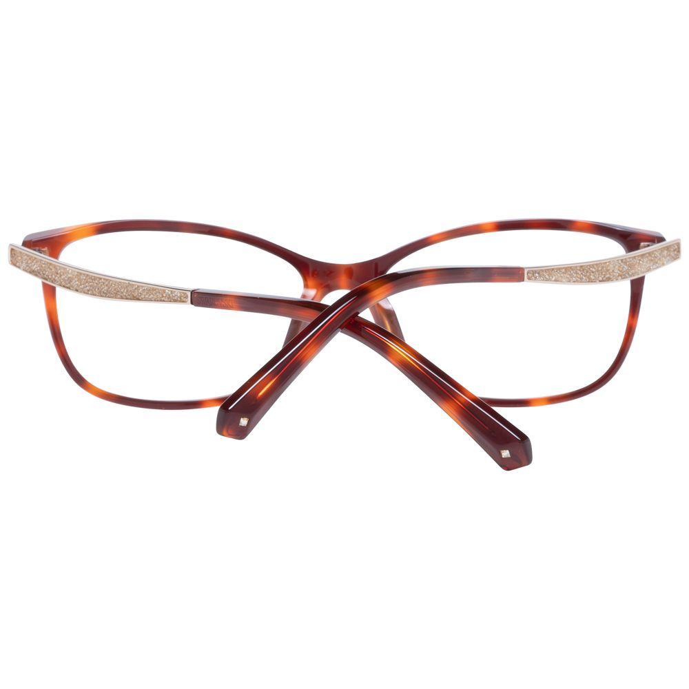 Brown Women Glasses Frame Swarovski