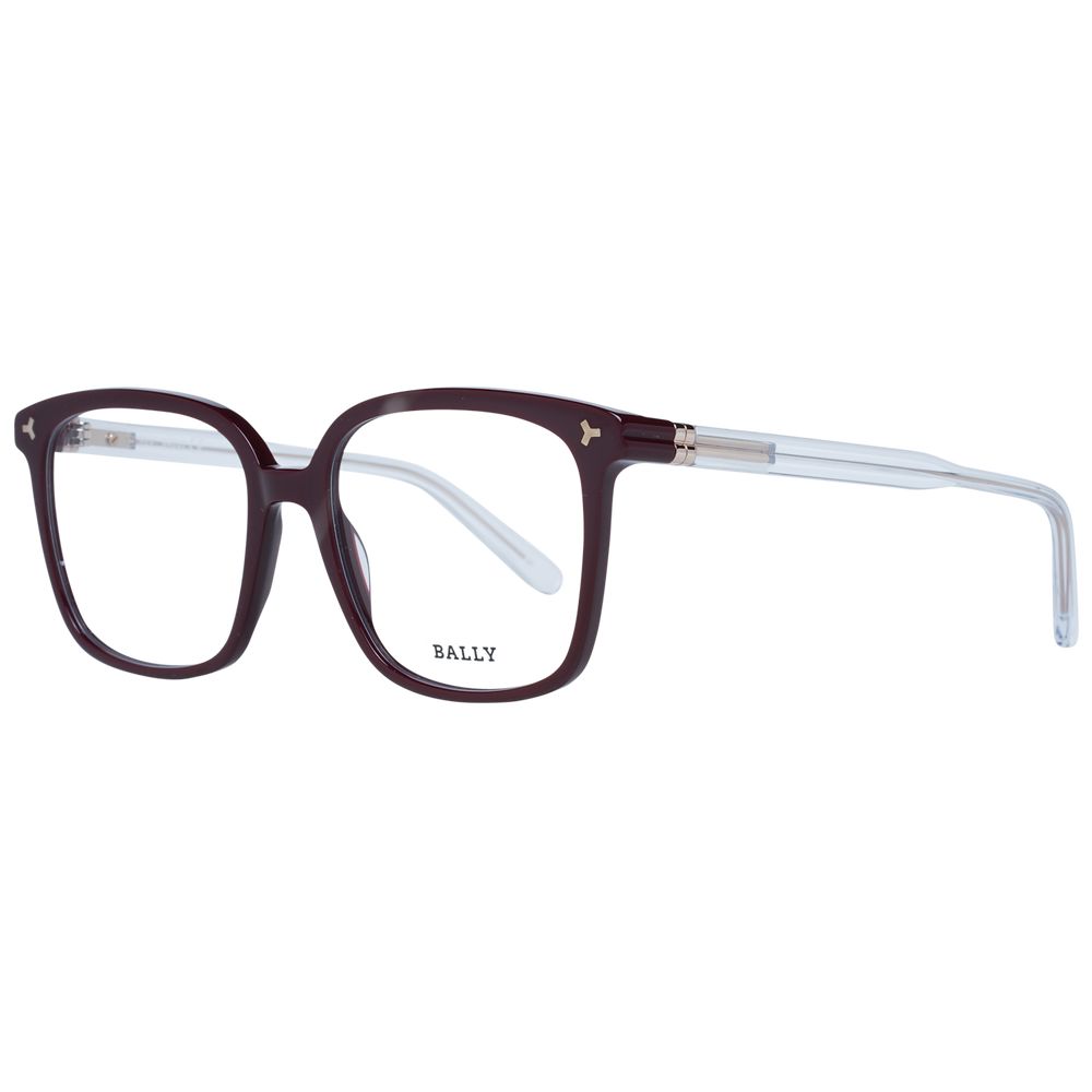 Burgundy Women Glasses Frame Bally