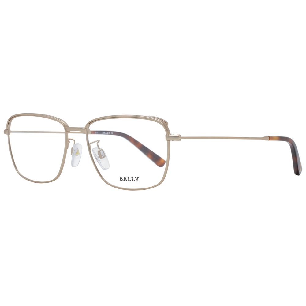 Rose Gold Men Glasses Frame Bally