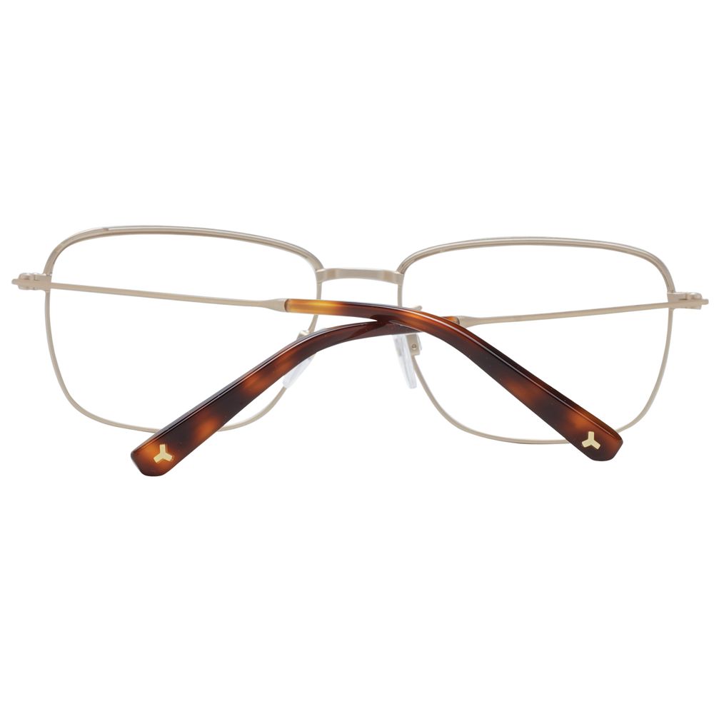Rose Gold Men Glasses Frame Bally