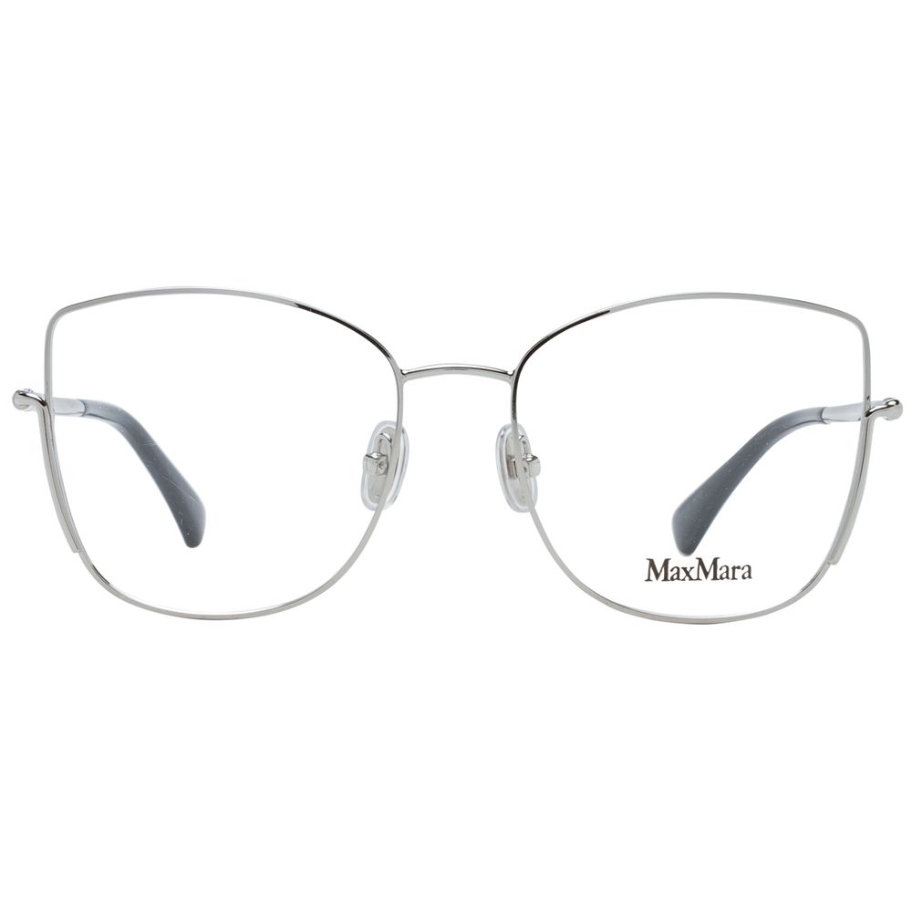 Silver Women Glasses Frame Max Mara