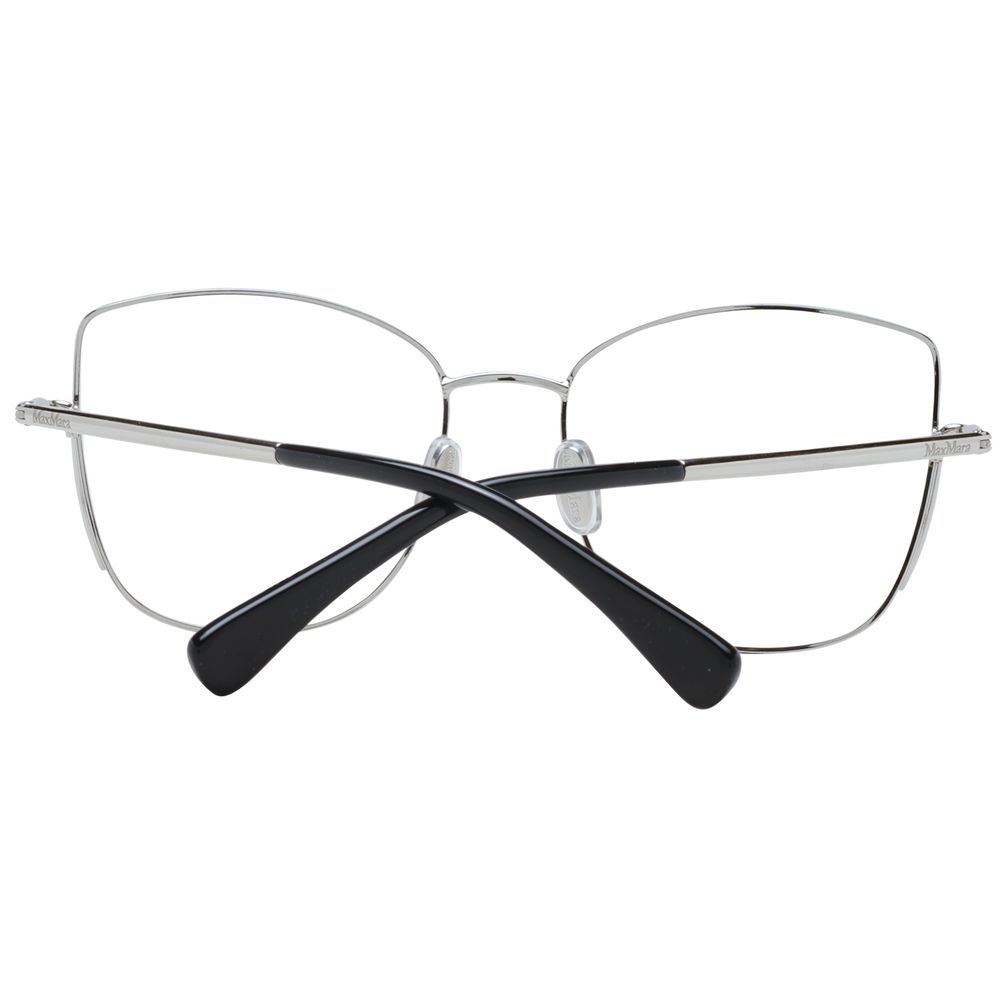 Silver Women Glasses Frame Max Mara