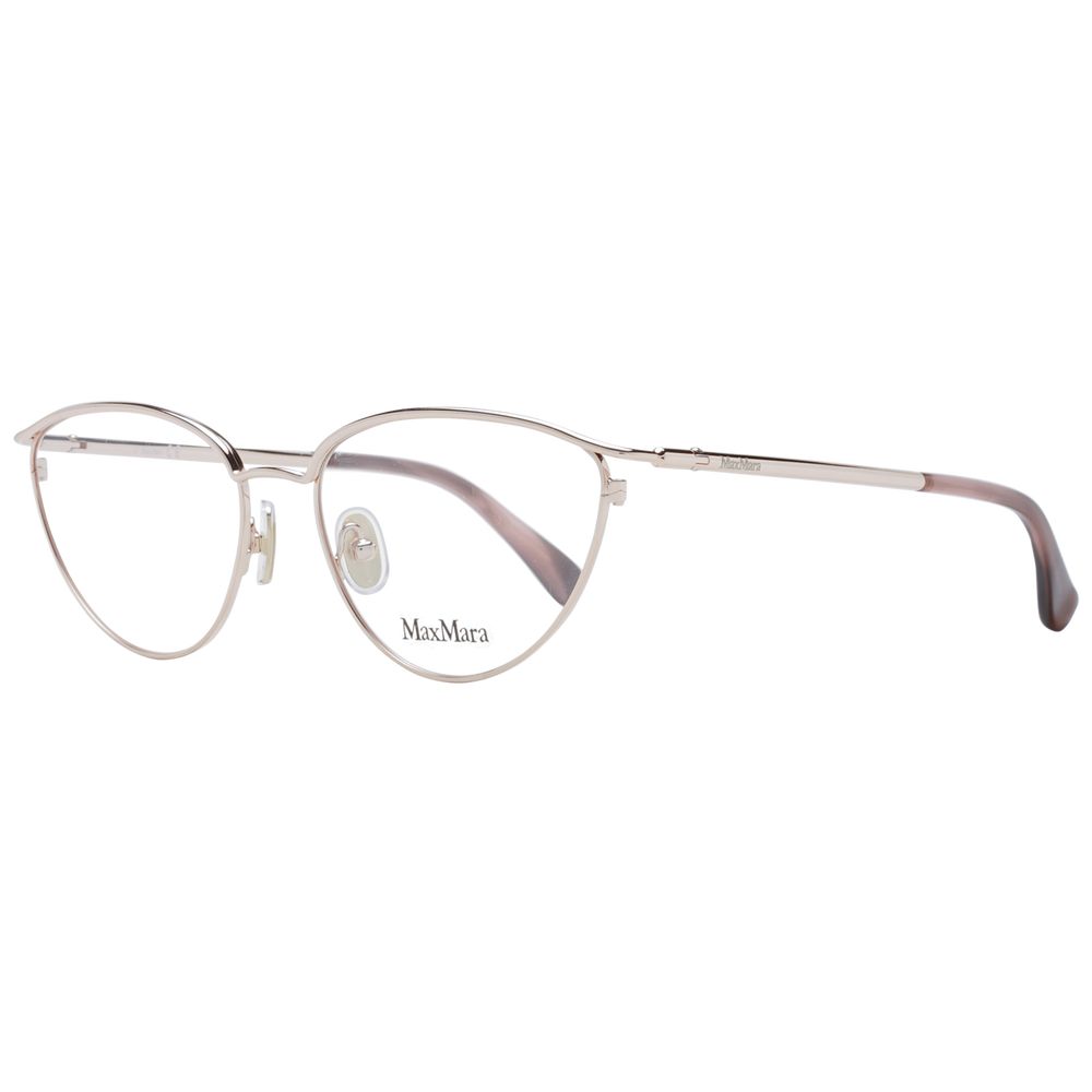 Rose Gold Women Glasses Frame Max Mara