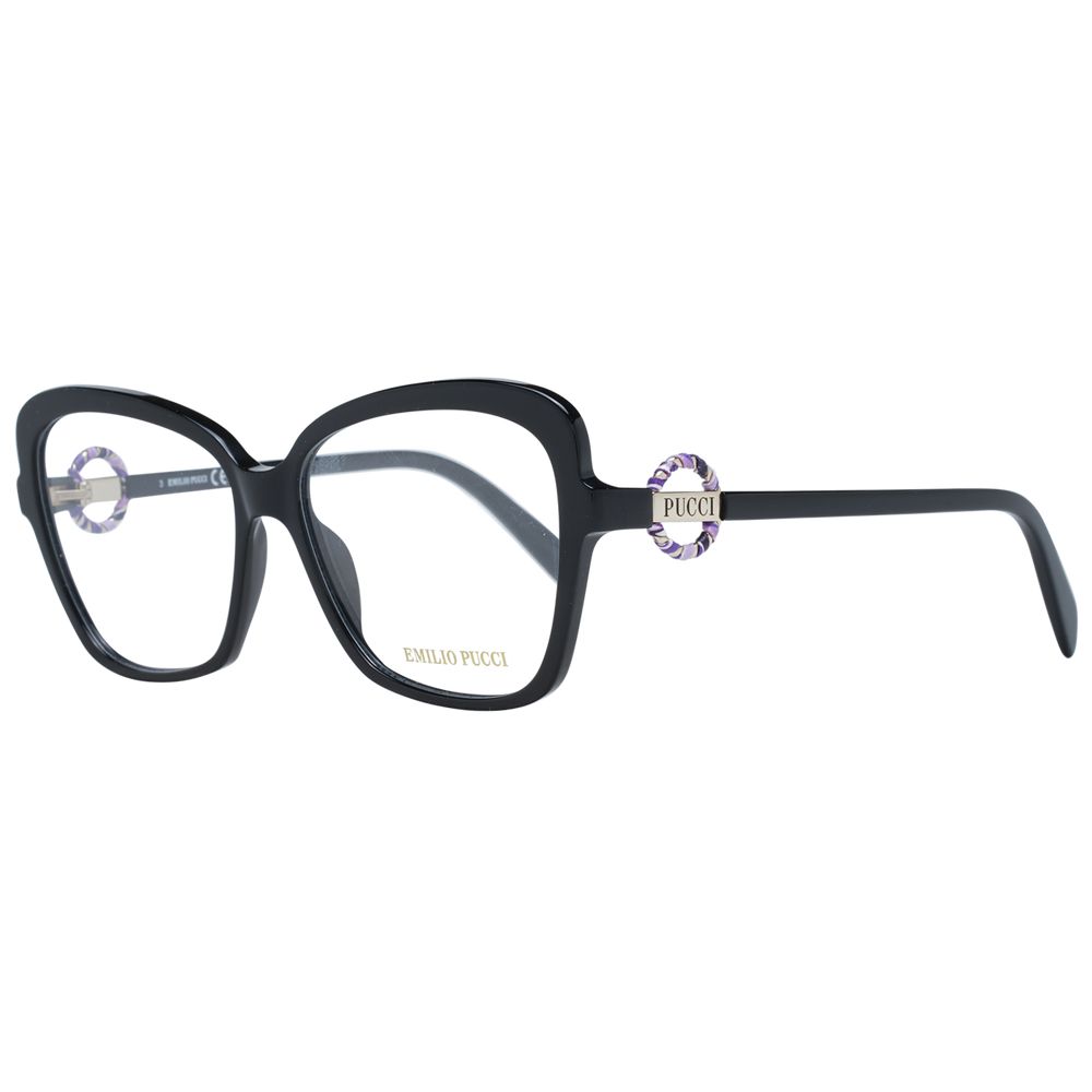 Black Women Glasses Frame Emilio Pucci