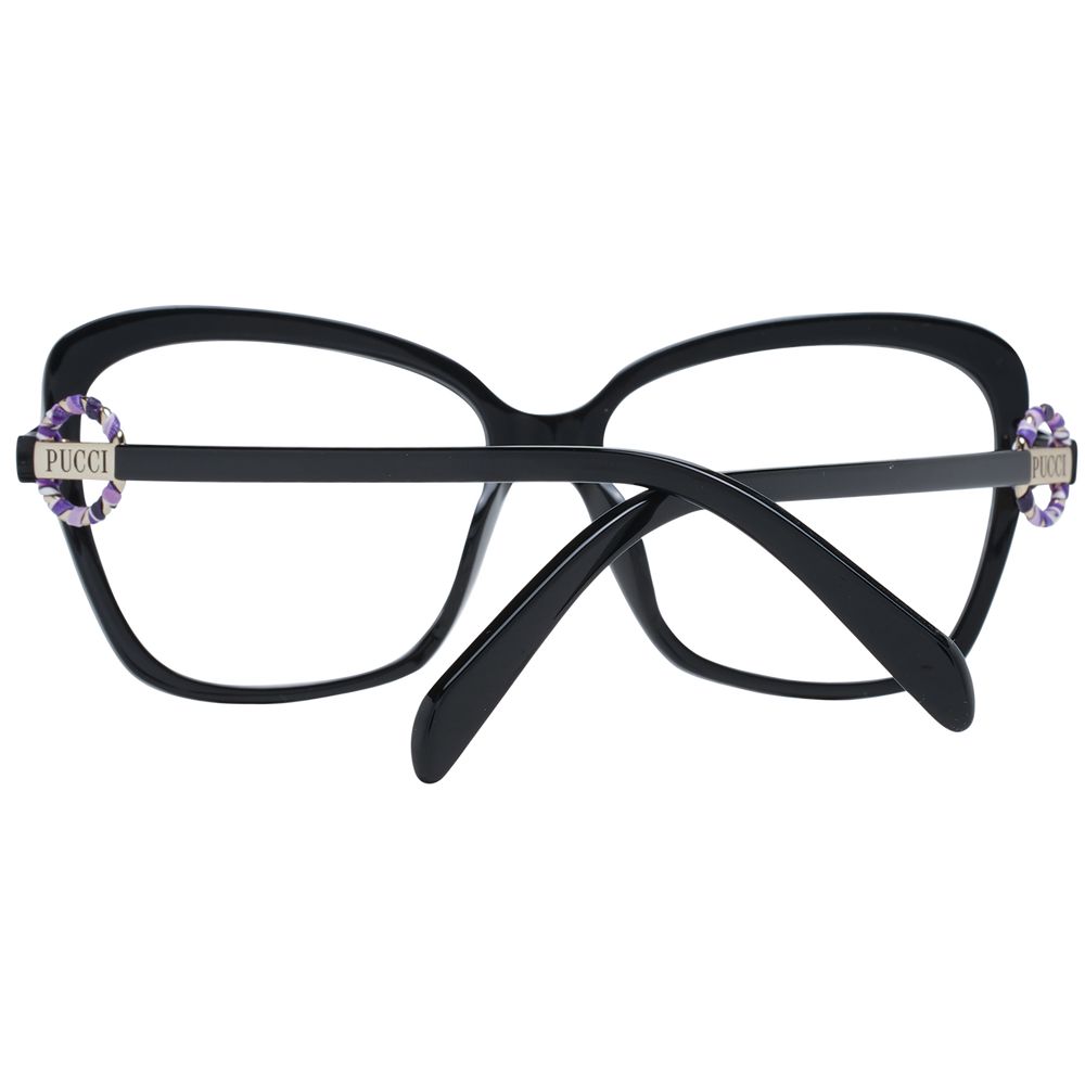 Black Women Glasses Frame Emilio Pucci