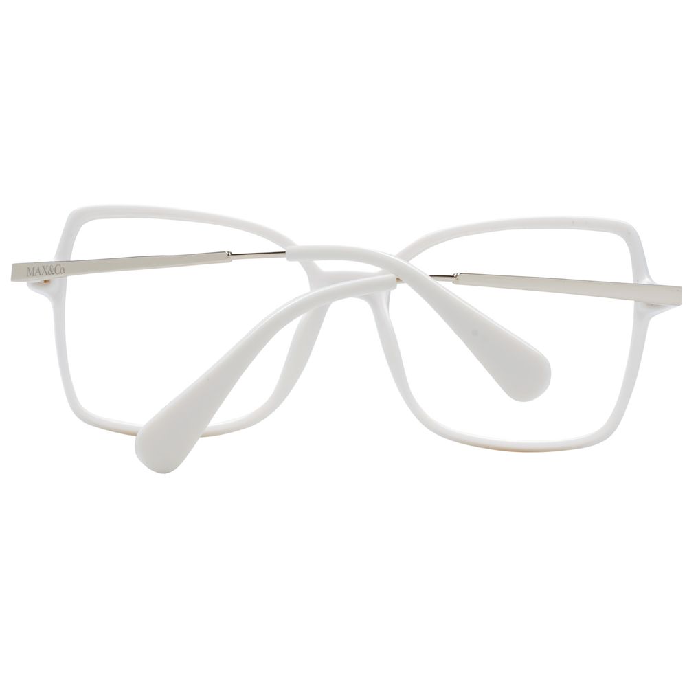 White Women Glasses Frame Max & Co
