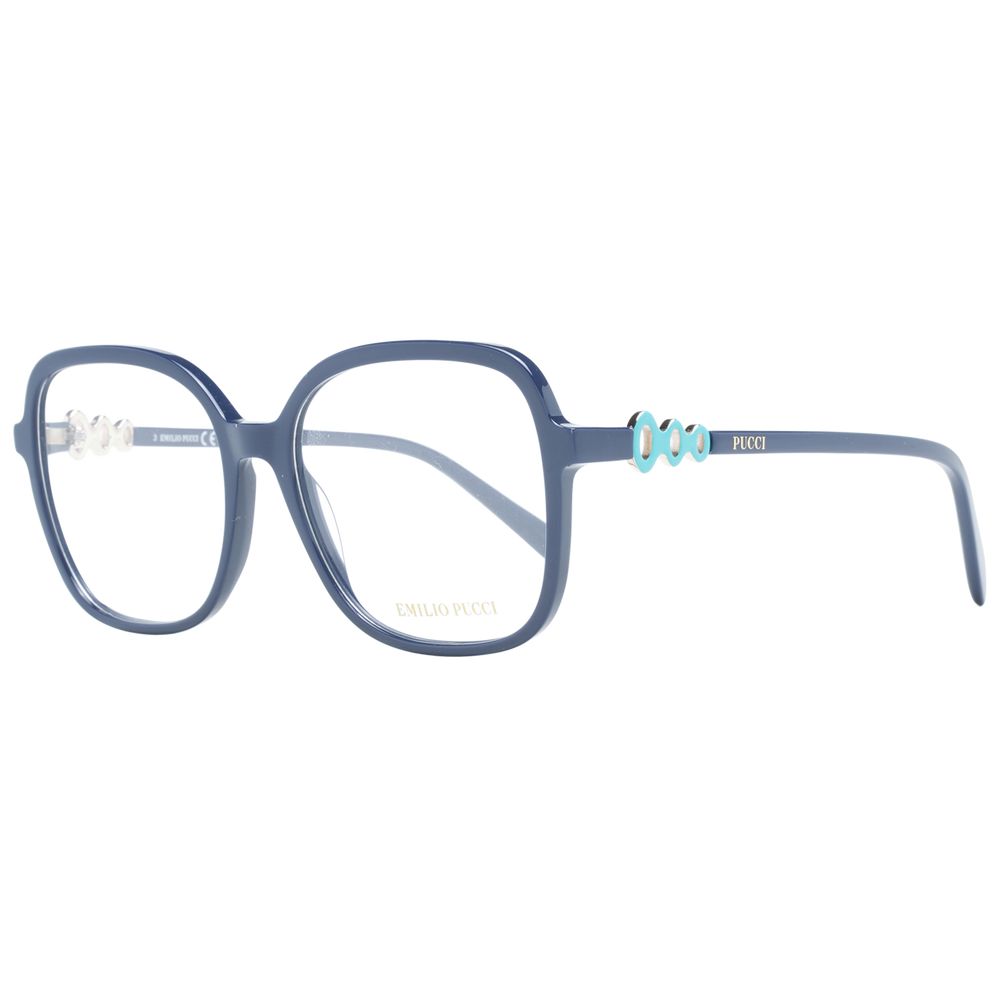 Blue Women Glasses Frame Emilio Pucci