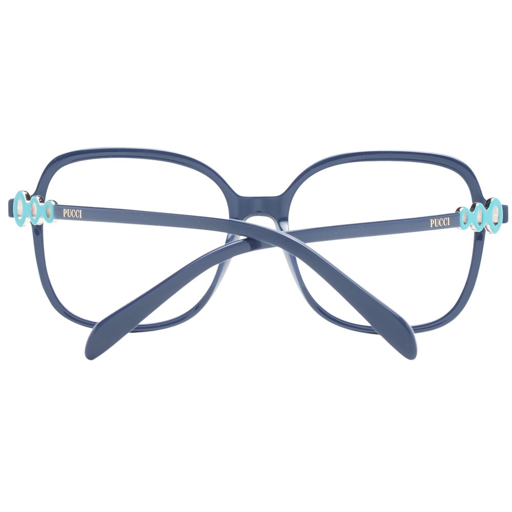 Blue Women Glasses Frame Emilio Pucci