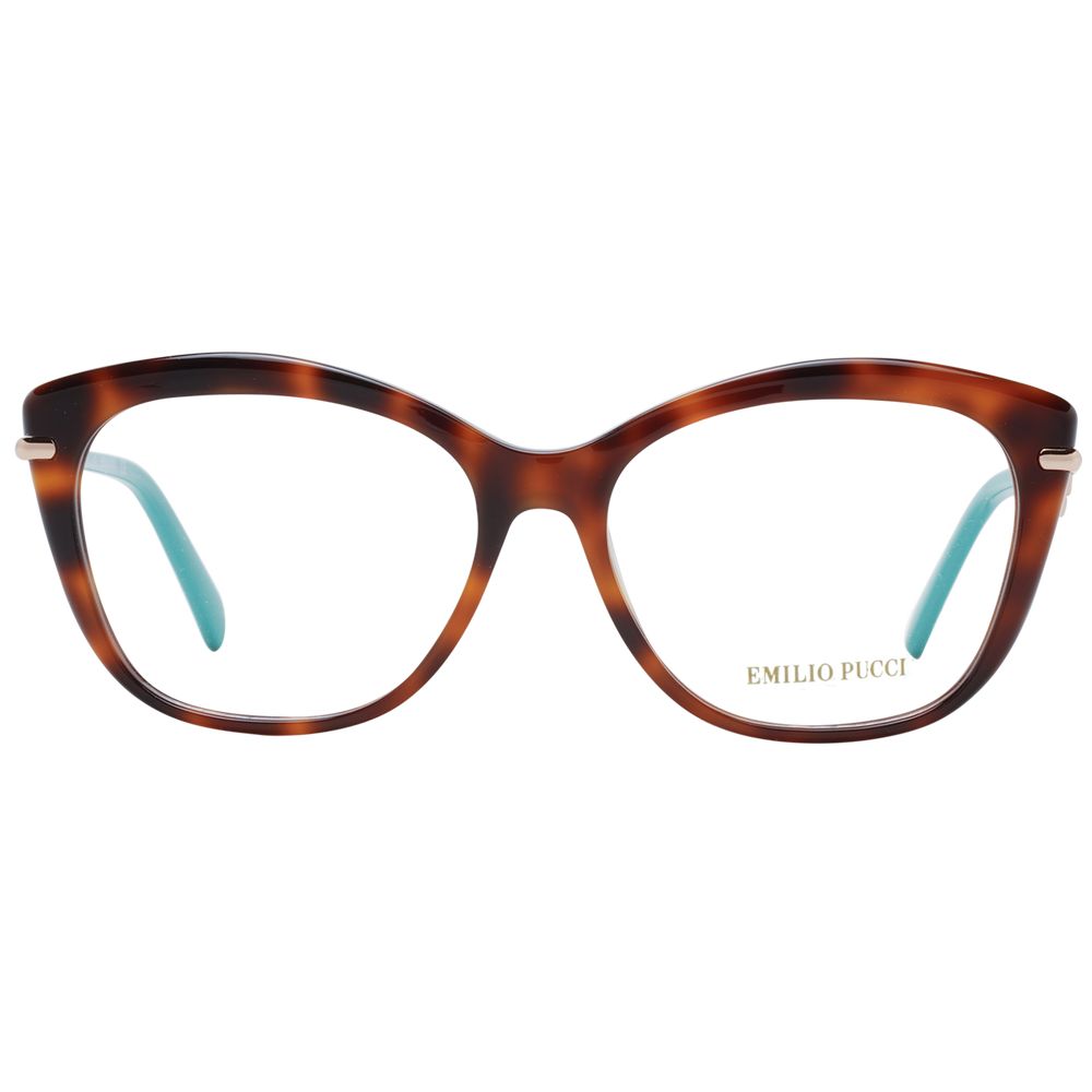 Brown Women Glasses Frame Emilio Pucci