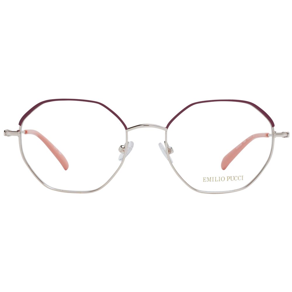 Red Women Glasses Frame Emilio Pucci