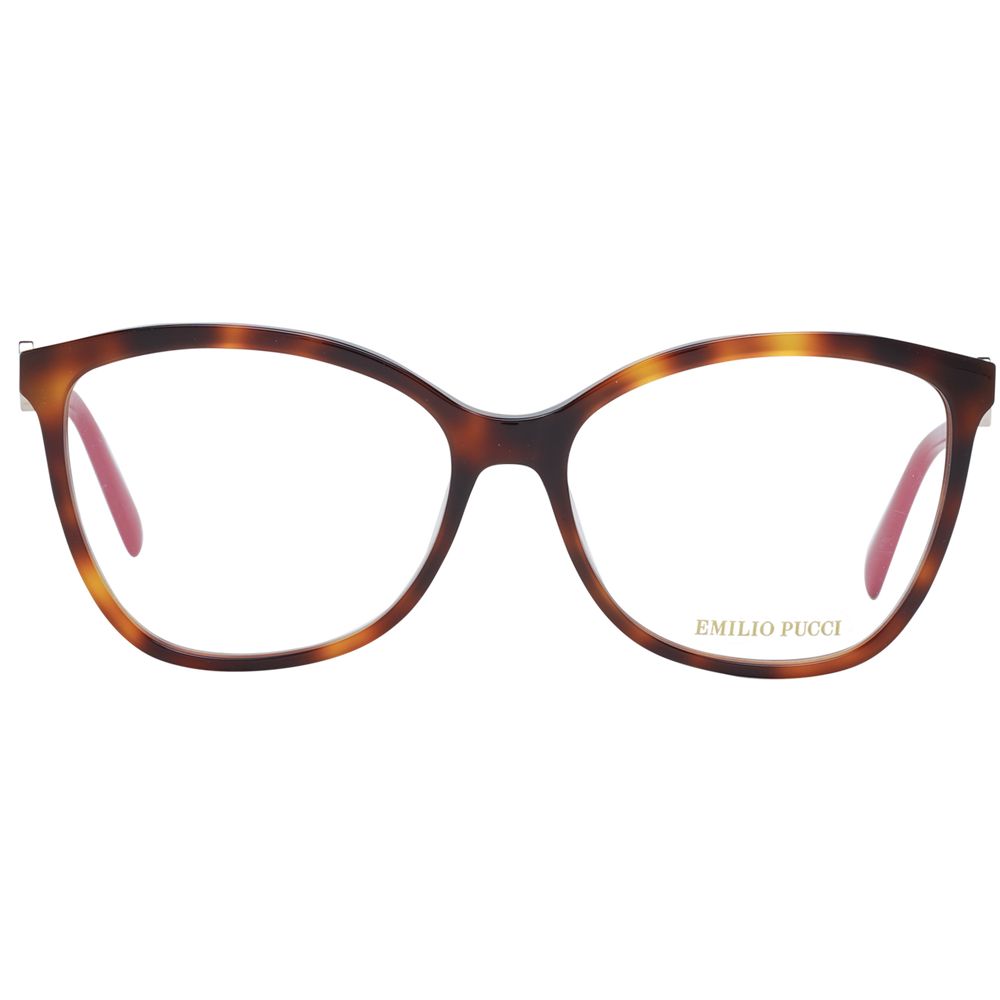 Brown Women Glasses Frame Emilio Pucci