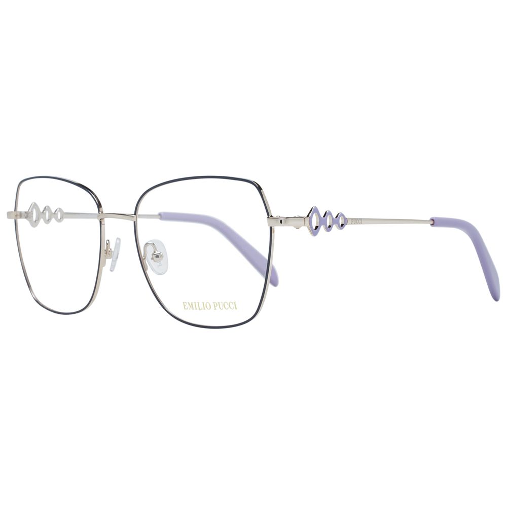 Blue Women Glasses Frame Emilio Pucci
