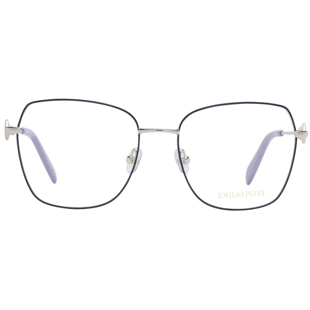 Blue Women Glasses Frame Emilio Pucci