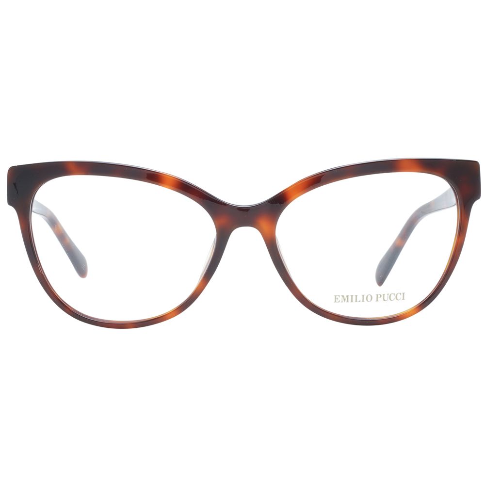 Brown Women Glasses Frame Emilio Pucci