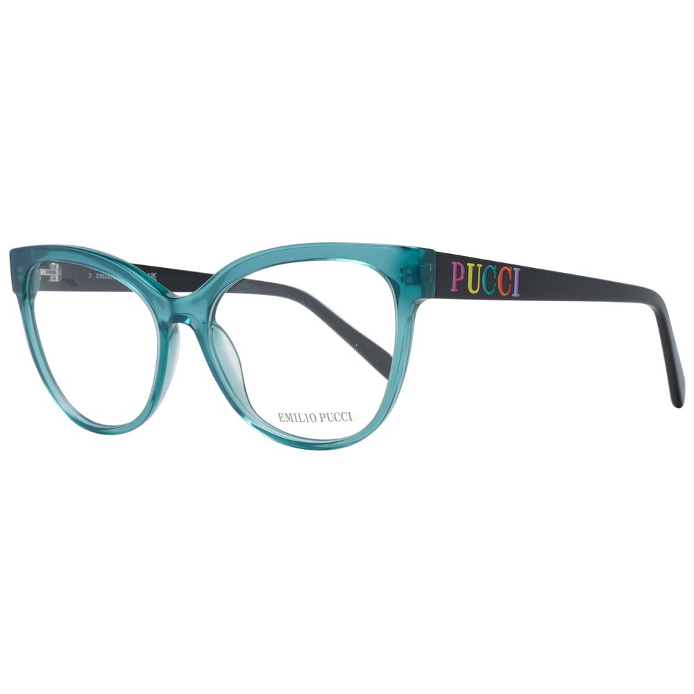 Green Women Glasses Frame Emilio Pucci