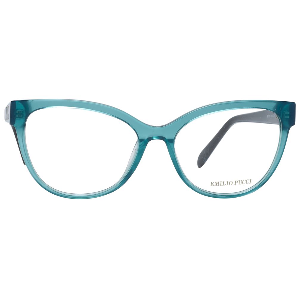 Green Women Glasses Frame Emilio Pucci