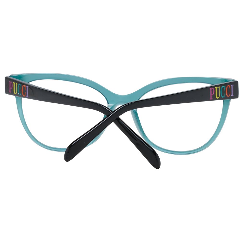Green Women Glasses Frame Emilio Pucci