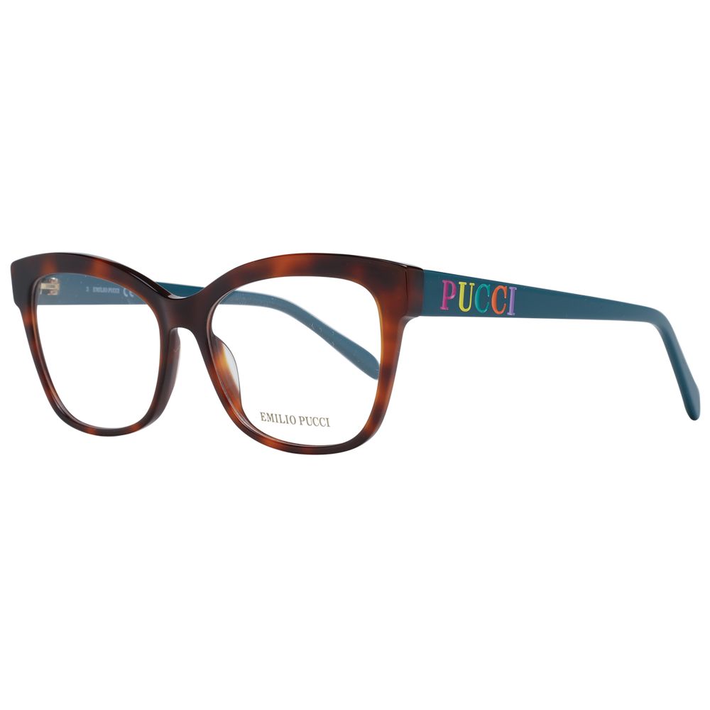 Brown Women Glasses Frame Emilio Pucci