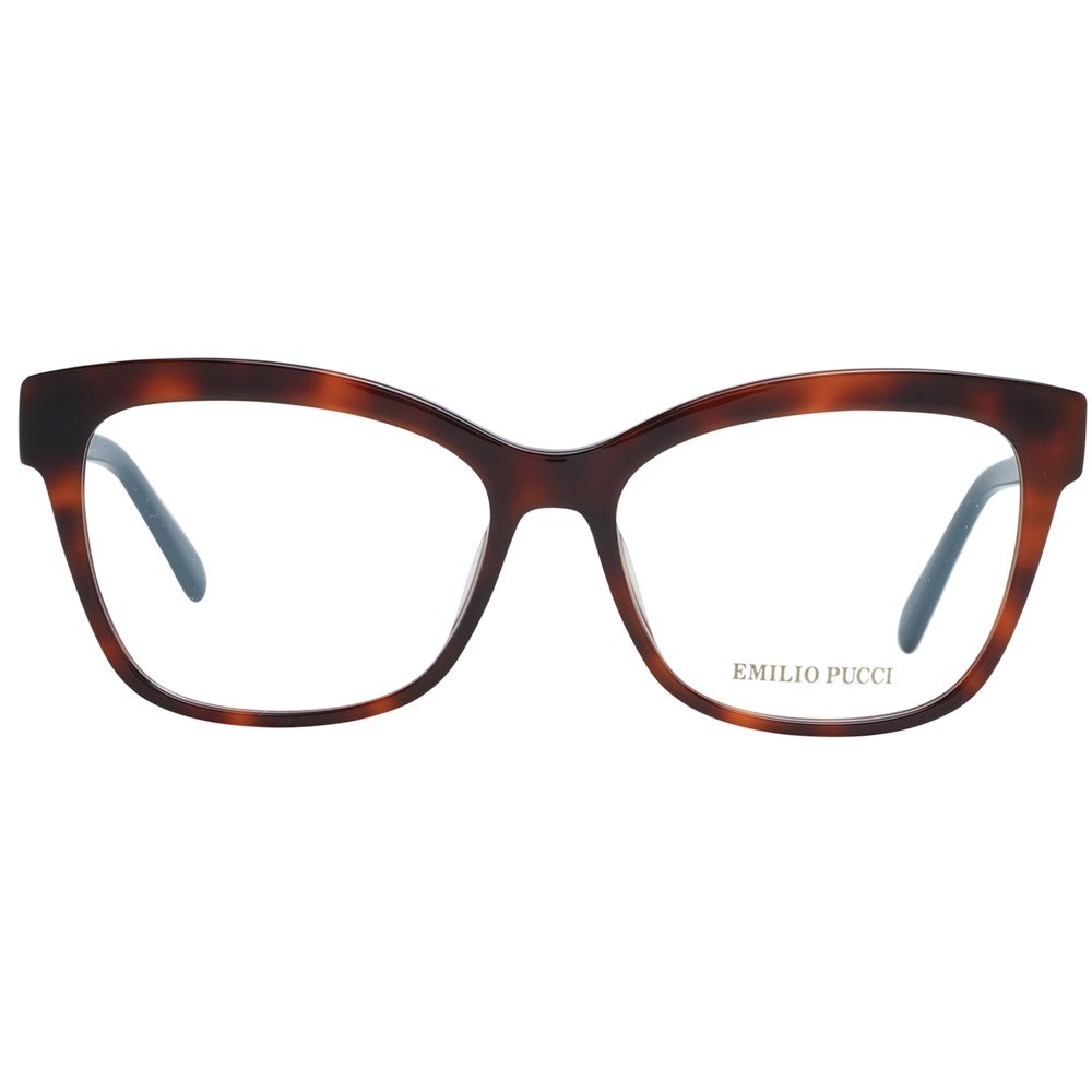 Brown Women Glasses Frame Emilio Pucci